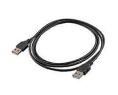 Akyga USB A-A kábel 1,8m/fekete