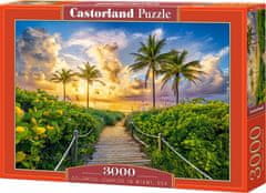 Castorland Puzzle Sunset in Miami, USA 3000 db