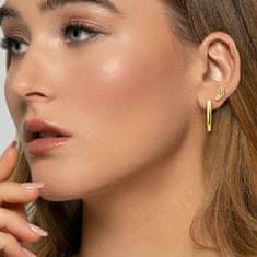 Engelsrufer Aranyozott ezüst karika fülbevaló Lisa ERE-LISA-G-CR