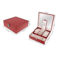 MG Jewelery Box ékszerdoboz, piros