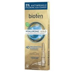 Bioten Brfeltöltő koncentrált ampullák Hyaluronic Gold (Replumping Anti-Wrinkle Ampoules) 7 x 1,3 ml
