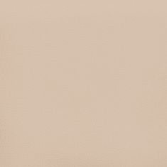 shumee cappuccino színű műbőr zsebrugós ágymatrac 180 x 200 x 20 cm