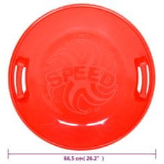 shumee piros polipropilénből szánkó 66,5 cm
