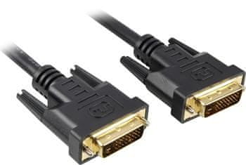 PremiumCord DVI-D összekötő kábel,dual-link,DVI(24+1),MM, 3m