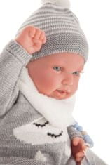 Antonio Juan 80114 SWEET REBORN PIPO - valósághű baba puha szövet testtel - 40 cm
