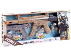 RAMIZ Interakítv katonai szett: puska+ pisztoly + fejhallgató + síp