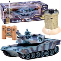 JOKOMISIADA Távirányítós tank + RC0424 harci bunker