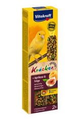 Vitakraft Bird Kräcker kanárimadár Sárgabarack+Fig stick 2db
