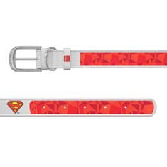 WAUDOG Bőrnyakörv Superman DC COMICS fehér 37-48 cm, szélesség: 25 mm fehér
