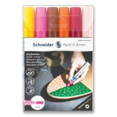Schneider Akril filctoll Paint-It 320 készlet V3, 6 színben