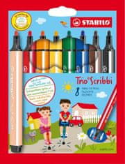 Stabilo Trio Scribbi 8 darabos marker készlet