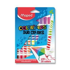 Maped Gyermek filctollak Color'Peps Duo 10 db kétoldalas filctoll