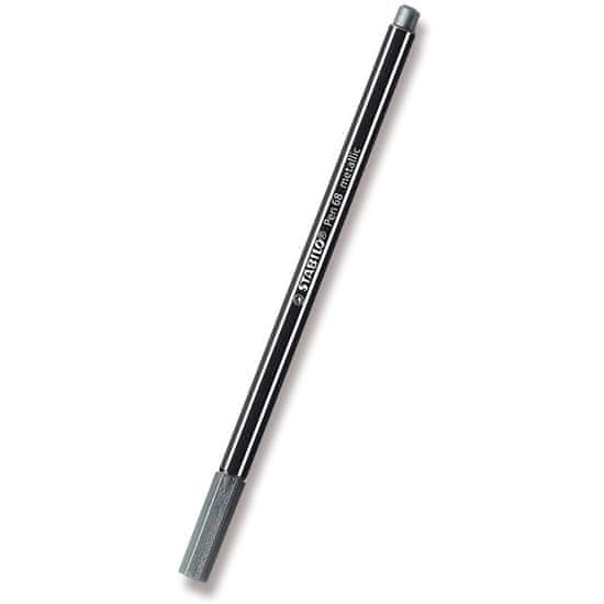 Stabilo Fix toll 68 ezüst metál