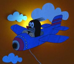 DoDo Gyermek lámpa Vakond a repülőgépen