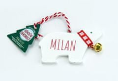 MILAN Karácsonyi dekoráció jegesmedve
