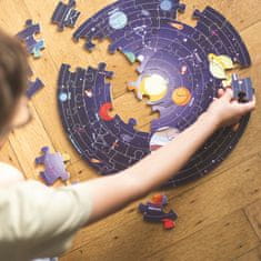 Bigjigs Toys Round Floor Puzzle Naprendszer 50 darab