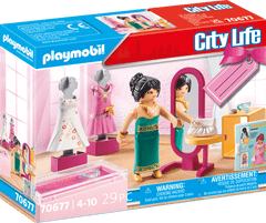 Playmobil PLAYMOBIL City Life 70677 Ajándékkészlet butik szociális divattal