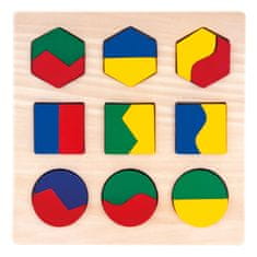 Bino Fa puzzle geometriai formák