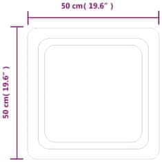 shumee LED-es fürdőszobatükör 50x50 cm