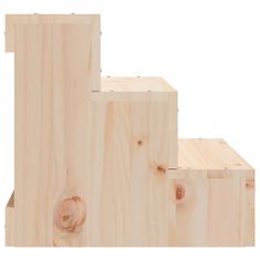 shumee tömör fenyőfa kisállat lépcső 40 x 37,5 x 35 cm