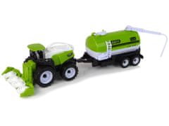 Lean-toys Mezőgazdasági jármű készlet Traktorok Tartályok Utánfutó