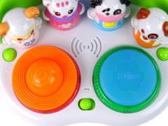 Lean-toys Zenei DJ játék állatokkal Fények hanggal