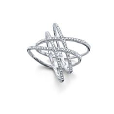 Oliver Weber Ötletes ezüst gyűrű Vesta 63293 (Kerület 57 mm)