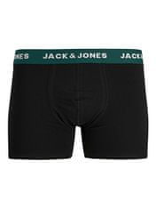 Jack&Jones 5 PACK- férfi boxeralsó JACDASH 12222007 Black Fiery Red - Ponderosa Pine - Ponderosa Pine - Black (Méret L)