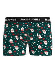 Jack&Jones 5 PACK- férfi boxeralsó JACDASH 12222007 Black Fiery Red - Ponderosa Pine - Ponderosa Pine - Black (Méret L)