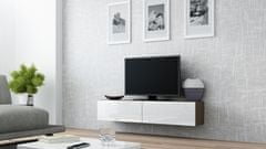 Cama meble TV asztal a falon Vigo 140 - látte / fehér fényű