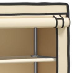 shumee 2 szintes krémszínű mosógép feletti állvány 71x29,5x170,5 cm
