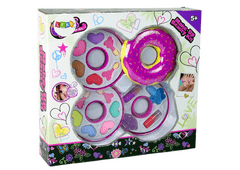 Lean-toys Donut szemhéjfesték paletta rúzs gyerekeknek