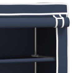 Greatstore 2 szintes kék mosógép feletti tárolóállvány 71x29,5x170,5 cm