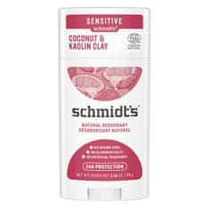 Schmidt’s Szilárd dezodor Kókusz & kaolin agyag(Deo Stick) 58 ml