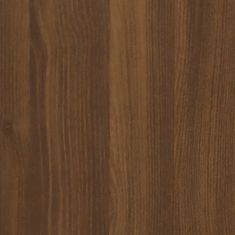Greatstore barna tölgy színű szerelt fa fiókos alsószekrény 30x46x81,5 cm