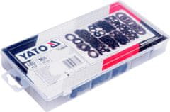YATO Készlet gumitömlők 180 db mix YT-06878