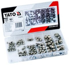 YATO Metrikus anyák készlete 150 db YT-06775