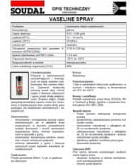 Soudal Vazelin kenő spray 400 VASELINE SPRA