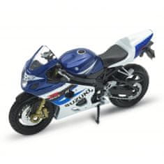 Welly Motorkerékpár Suzuki GSX-R750 1:18 kék