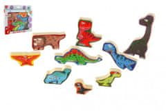 Playgo Puzzle/Puzzle tábla dinoszauruszok 20x14cm 24m+