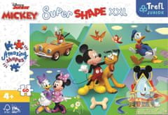 Trefl Puzzle Super Shape XXL Mickey Mouse: Szórakozás 60 db