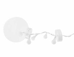 Malatec Szilveszteri fényfüggöny 108 LED hideg fehér 2,6m golyó 8 funkciós