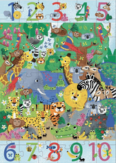 Djeco dzsungel puzzle 54 darab