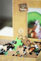 Art puzzle Fából készült puzzle Sellő és barátai 16 db