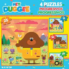 EDUCA Puzzle Hey Duggee 4in1 (12,16,20,25 darab)