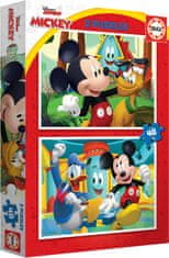 EDUCA Puzzle Mickey egér: Vidámpark 2x48 darab