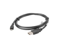Lanberg Micro USB (M) - USB-A (M) 2.0 kábel 1m, fekete