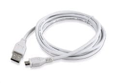 CABLEXPERT USB A hím/ Micro USB hím 2.0 kábel, 1,8m, fehér, kiváló minőségű