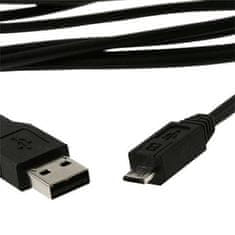 CABLEXPERT kábel USB A hím/ Micro USB hím 2.0, 1m, fekete, kiváló minőségű