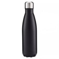 Northix Szigetelt vizes palack rozsdamentes acélból - fekete 
